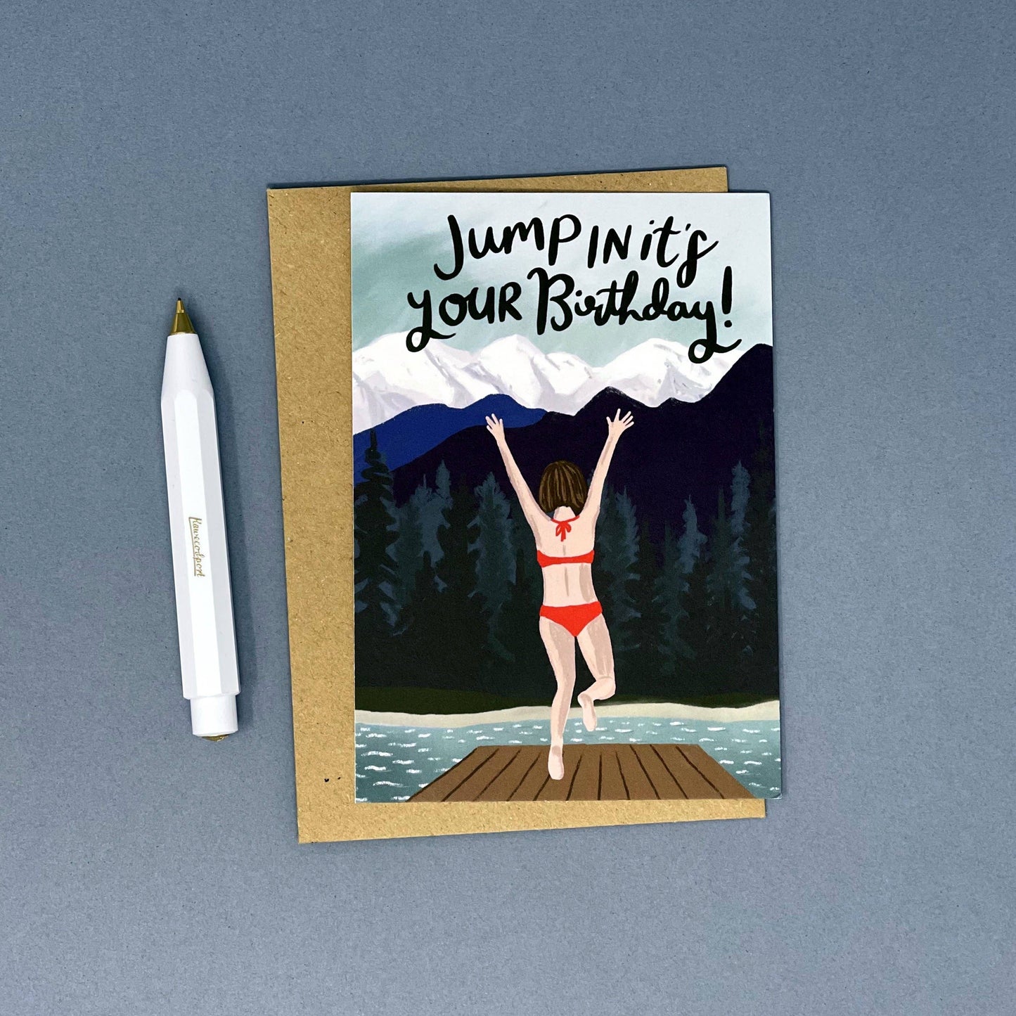 JUMP IN IT’S YOUR BIRTHDAY CARD | LOMOND PAPER CO