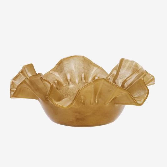 GLASS BOWL | CARAMEL | MADAM STOLTZ