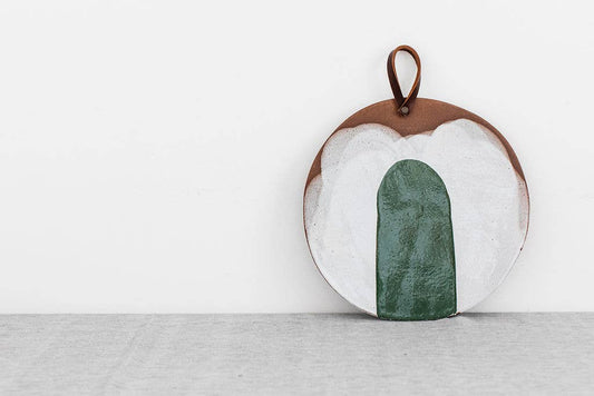 ROUND TERRACOTTA PLATTER | TERRACOTTA | SILVIA K CERAMICS