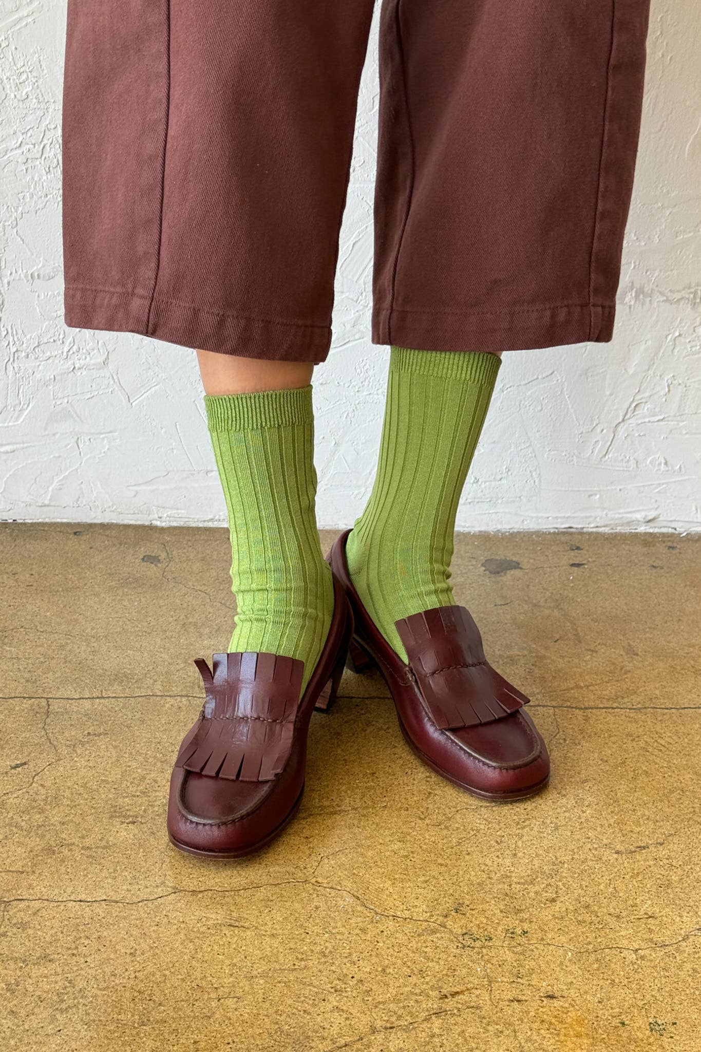HER SOCKS | VARIOUS COLOURS | MERCERIZED COMBED COTTON RIB | LE BON SHOPPE