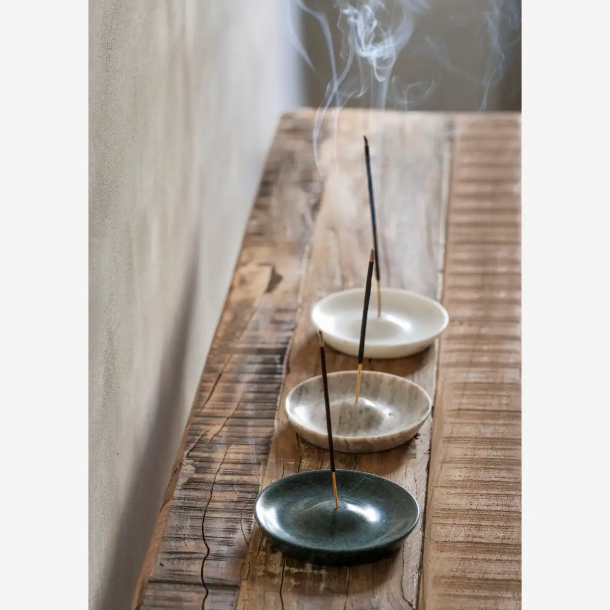 MARBLE INCENSE HOLDER | WHITE | MADAM STOLTZ
