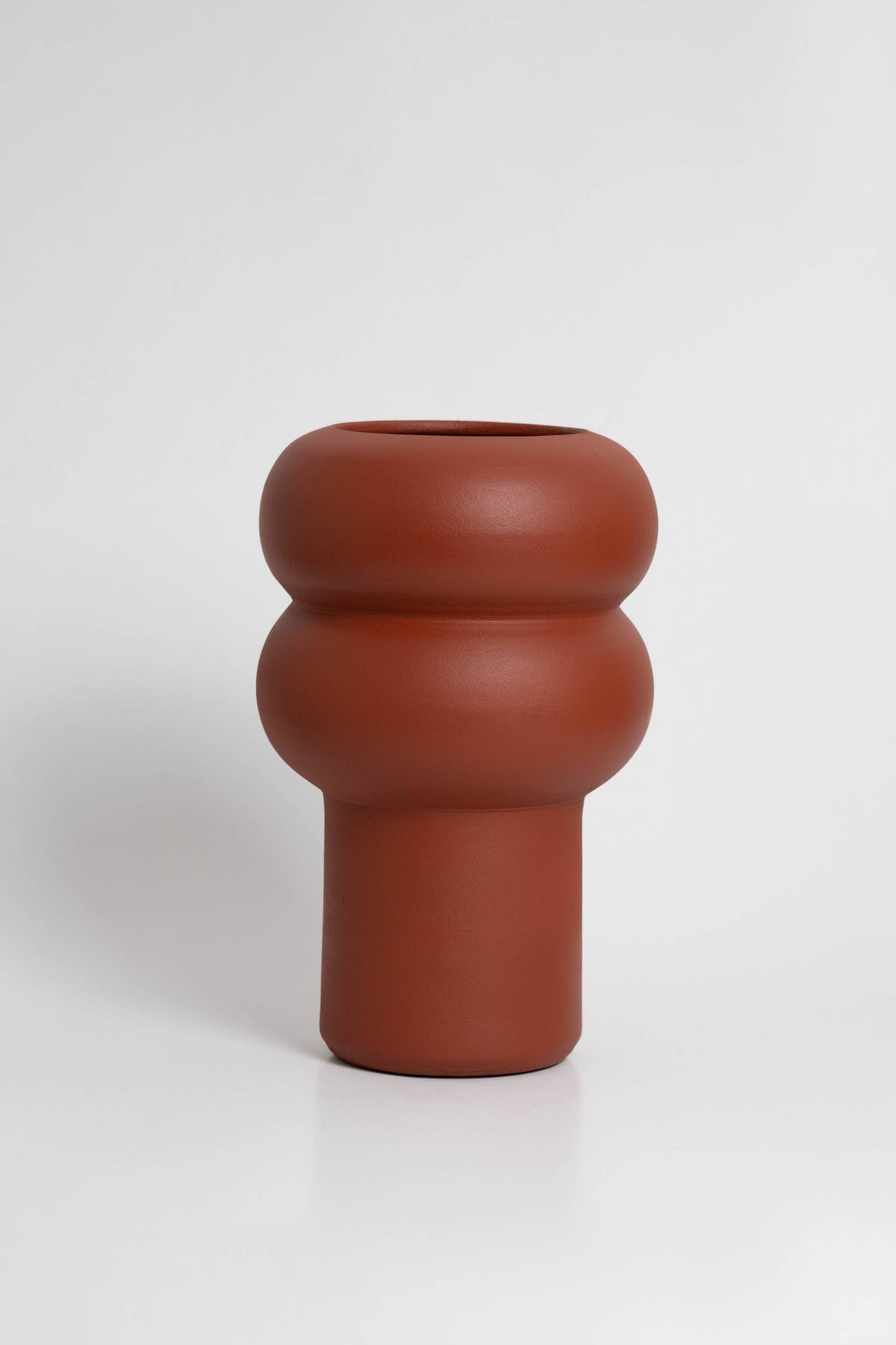 RIPPLE VASE | TERRACOTTA | LARGE | O CACTUU