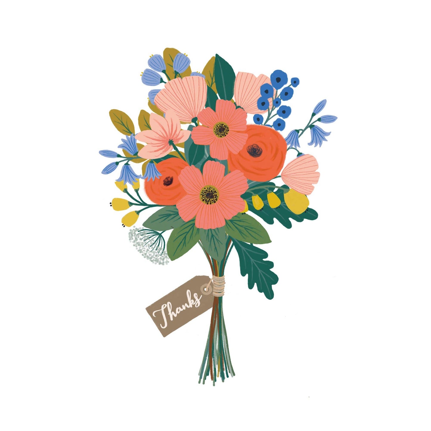 Lomond Paper Co - Thank You - Bunch of Flowers