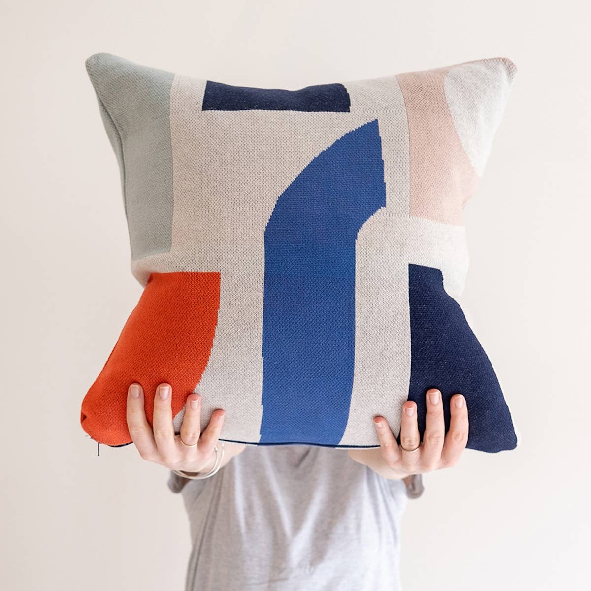 COTTON KNIT CUSHION | BRUTEN MULTI | SOPHIE HOME