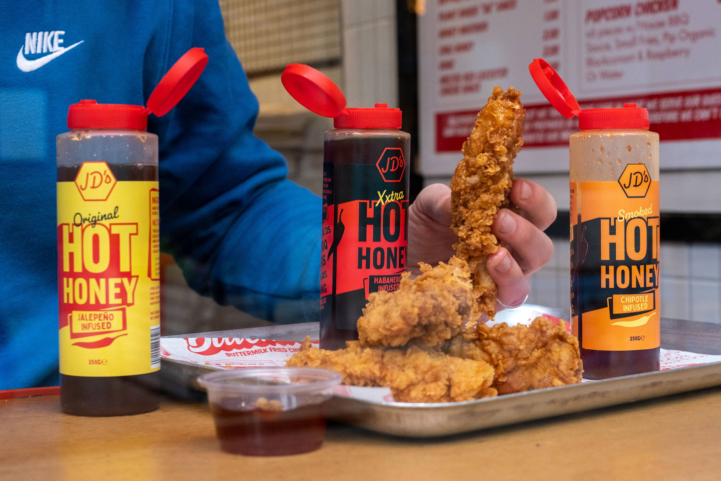 JD’s HOT HONEY | HOT SWEET HONEY | 350g BOTTLE