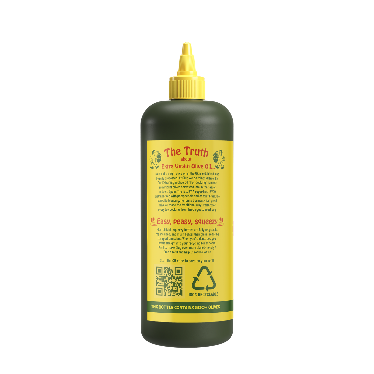 Glug - EVOO for Cooking 750ml (Extra Virgin Olive Oil)