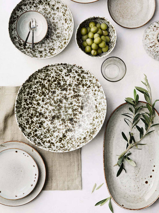 LARGE SERVING /SALAD BOWL | GREEN SPLASH |