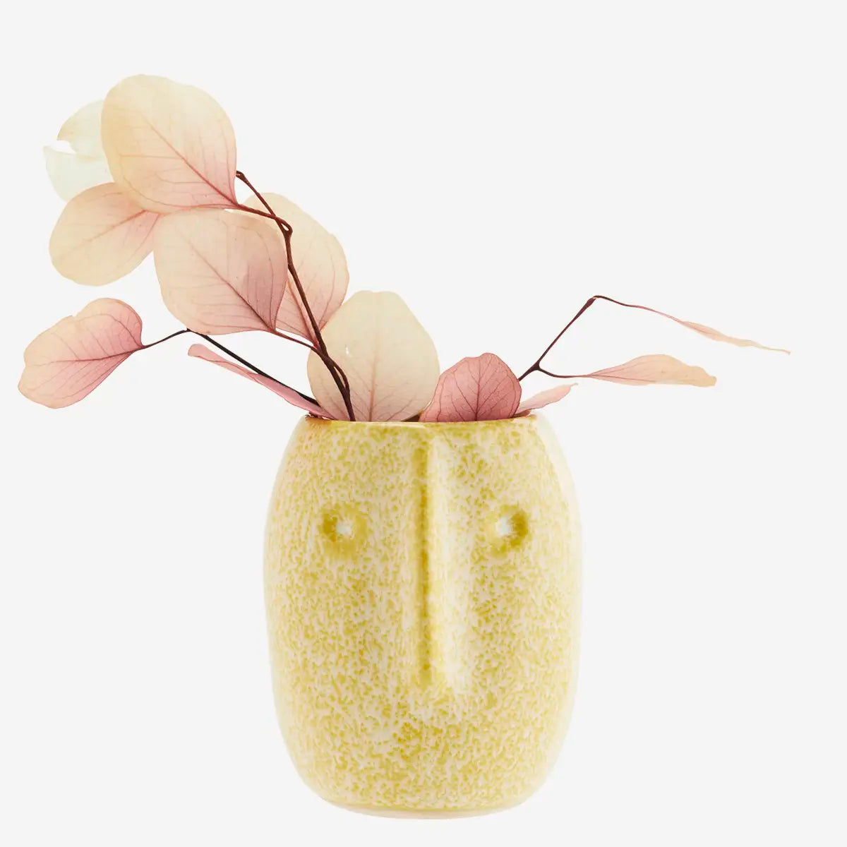 PLANT POT WITH FACE | VARIOUS COLOURS | STONEWARE | MADAM STOLTZ