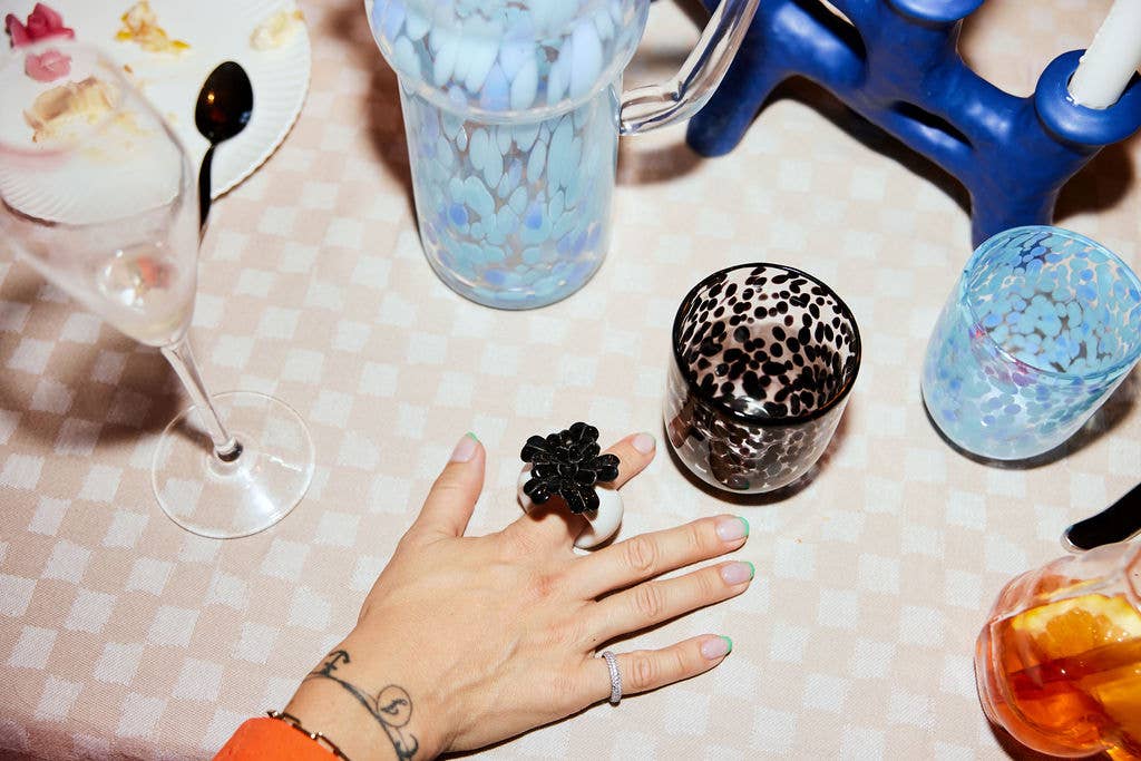GLASS MESSY | CONFETTI BLACK | BYON