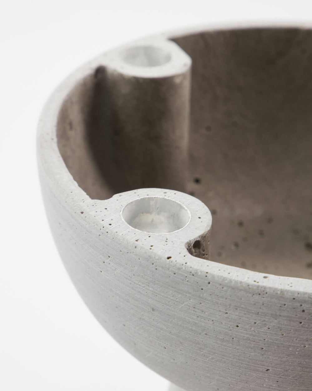 MARB CANDLE HOLDER BOWL | GREY | POLYSTONE | BY HOUSE DOCTOR