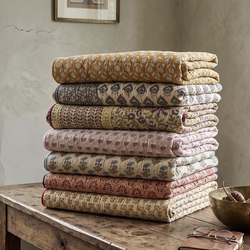 LULU KANTHA BEDSPREAD | PINK | BIGGIE BEST