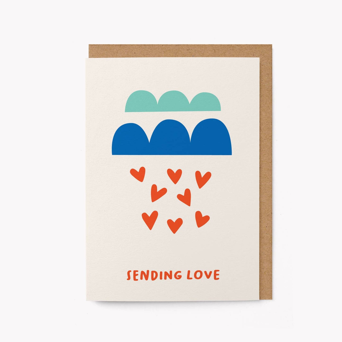 Graphic Factory - Sending love - Greeting Card