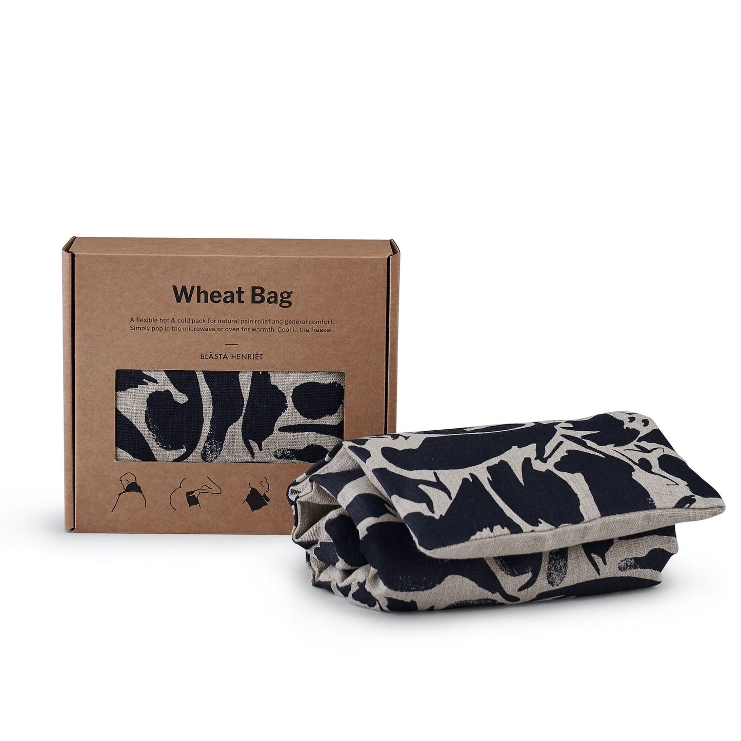 WHEAT BAG | LINEN | NAVY | BLÄSTA HENRIËT