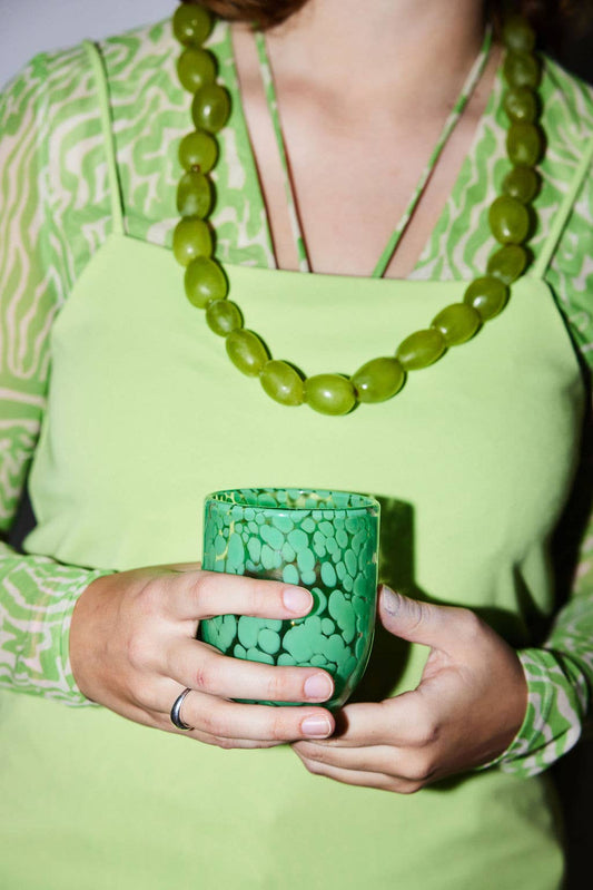 GLASS MESSY | CONFETTI GREEN | BYON
