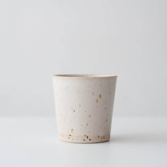 Dor & Tan - Beaker - Matte White & Speckled