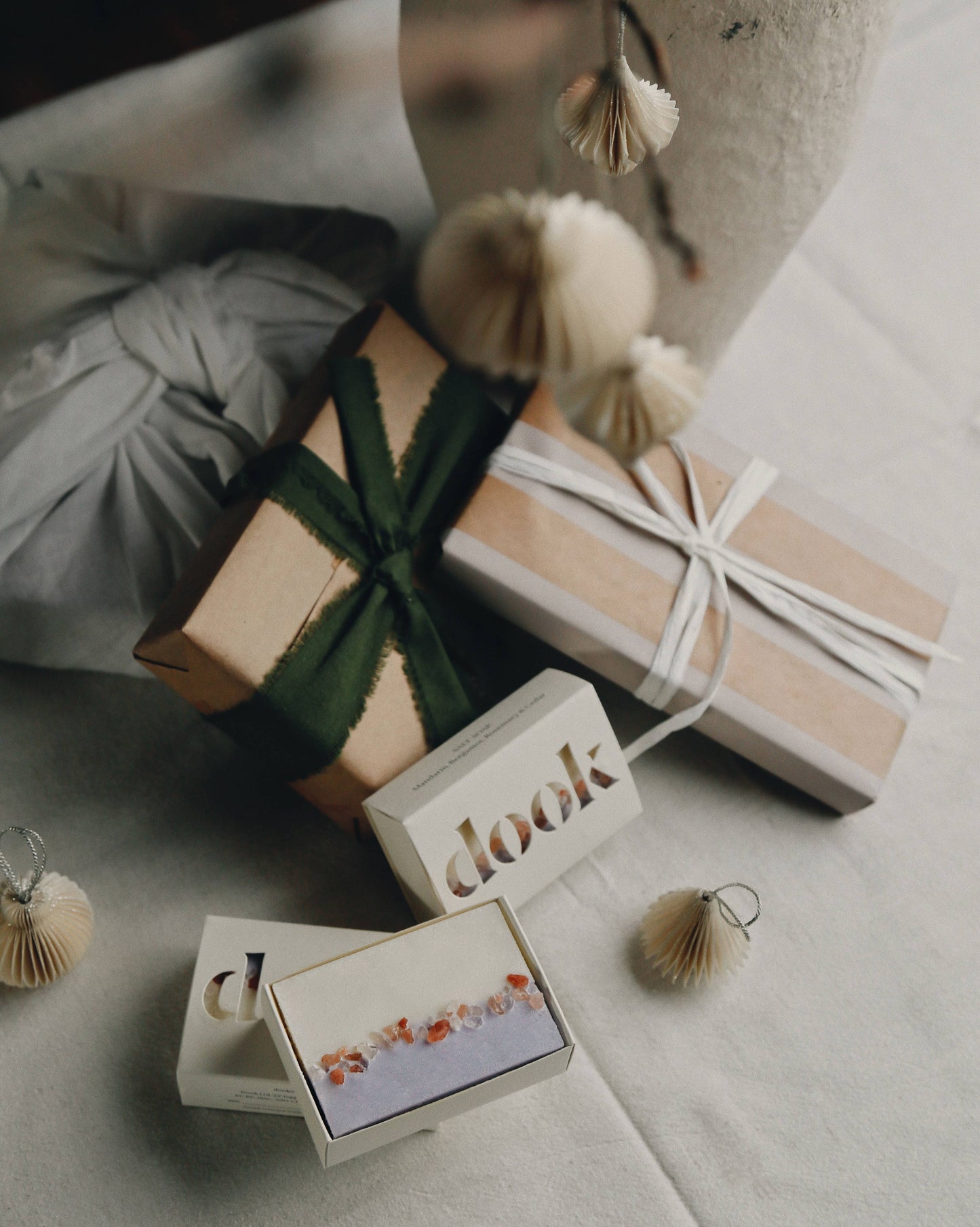 LAVENDER, MANDARIN, CORIANDER AND CEDAR| SALT SOAP | DOOK