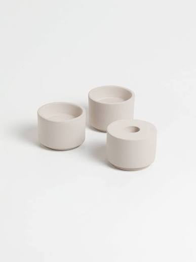 MODULAR CANDLE HOLDER | CREAM | O CACTUU