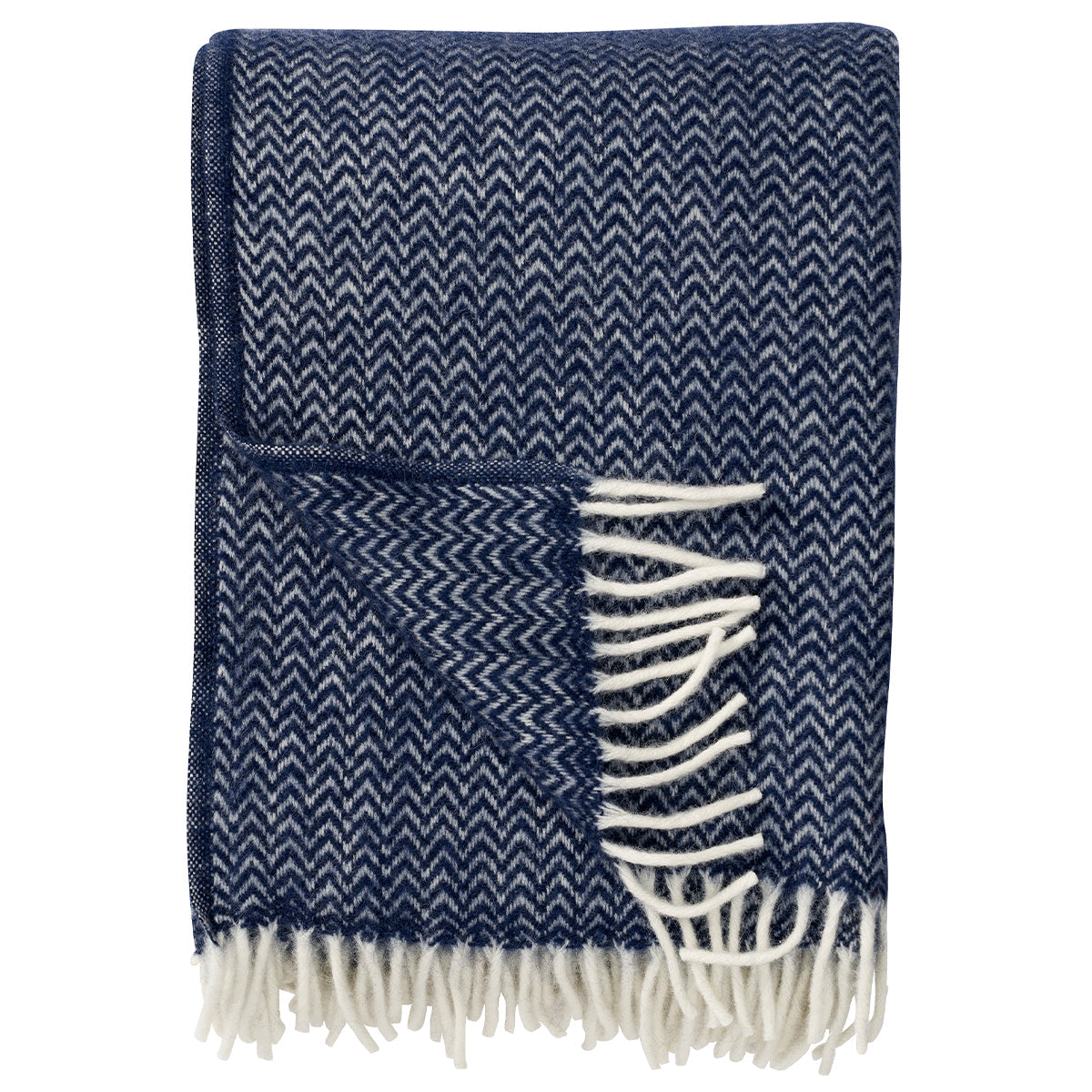 100% LAMBSWOOL THROW | CHEVRON | VARIOUS COLOURS | KLIPPAN YLLEFABRIK