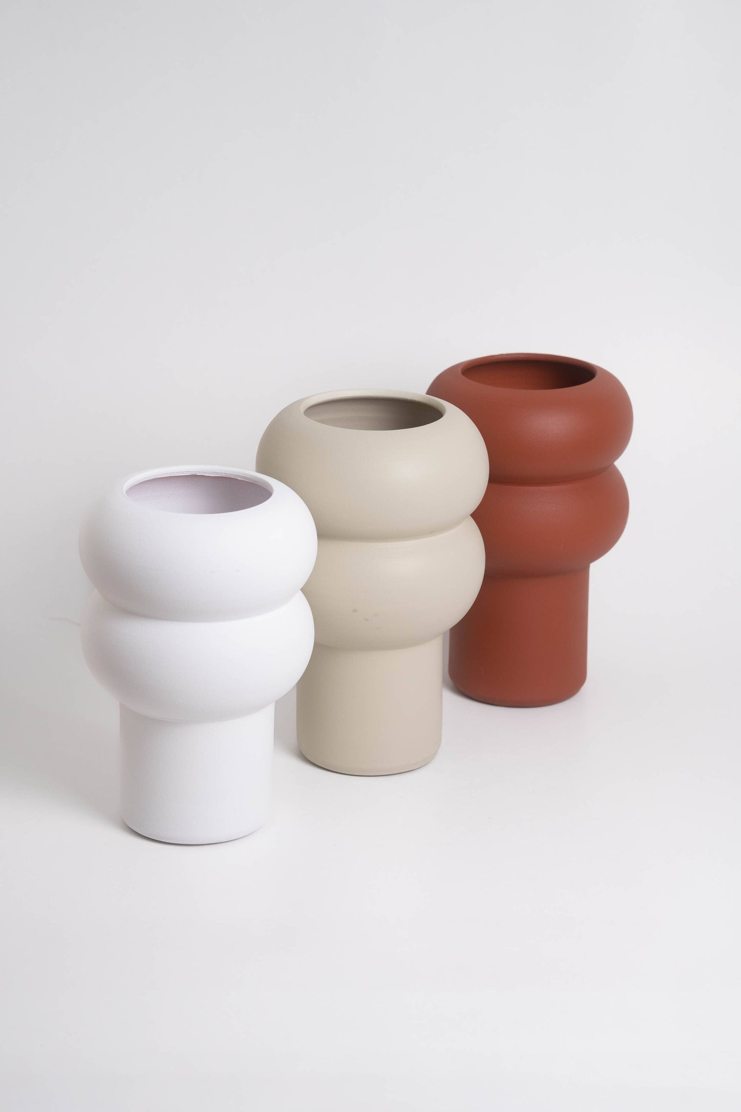 RIPPLE VASE | TERRACOTTA | LARGE | O CACTUU