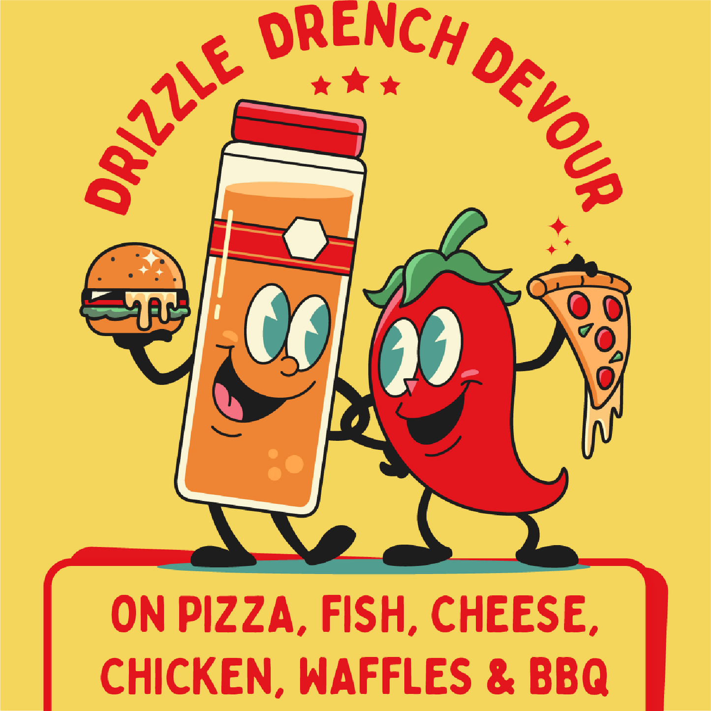 JD’s HOT HONEY | HOT SWEET HONEY | 350g BOTTLE