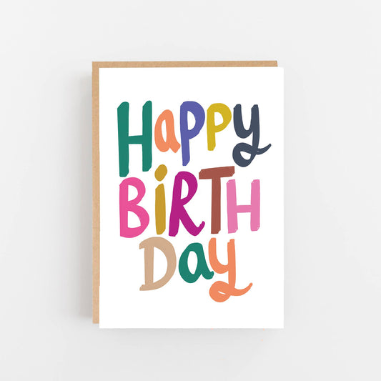 HAPPY BIRTHDAY | COLOURFUL | LOMOND PAPER CO