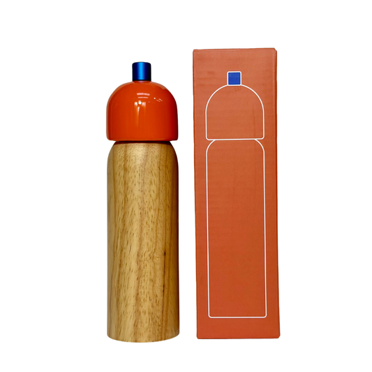 MÆGEN - Salt & Pepper Grinder - Orange & Blue: Medium