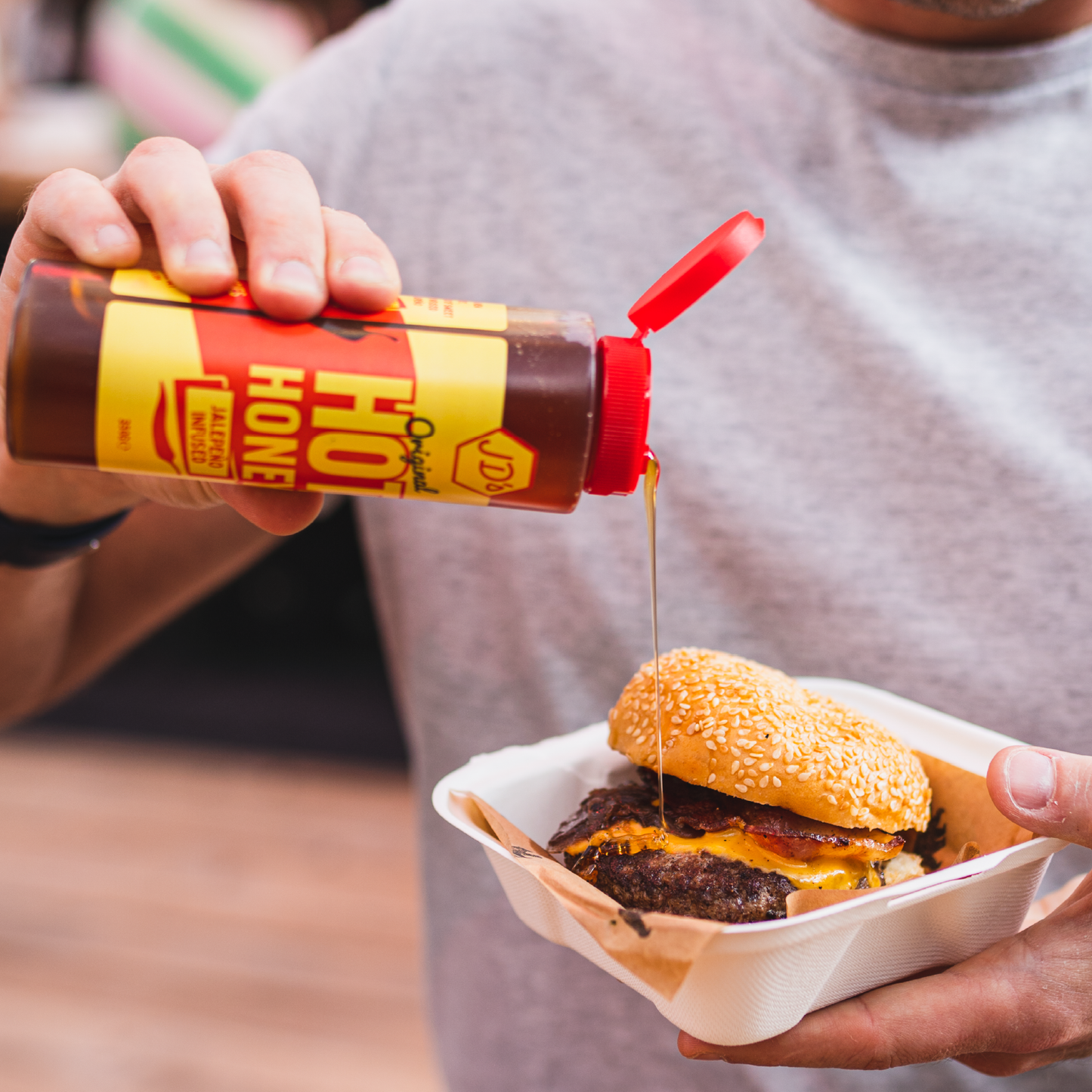 JD’s HOT HONEY | HOT SWEET HONEY | 350g BOTTLE