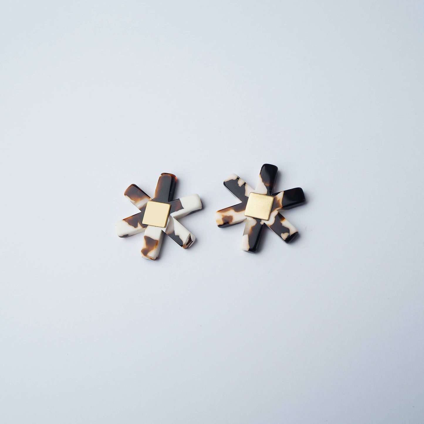 Custom Made - Umber Floral Stud Earrings
