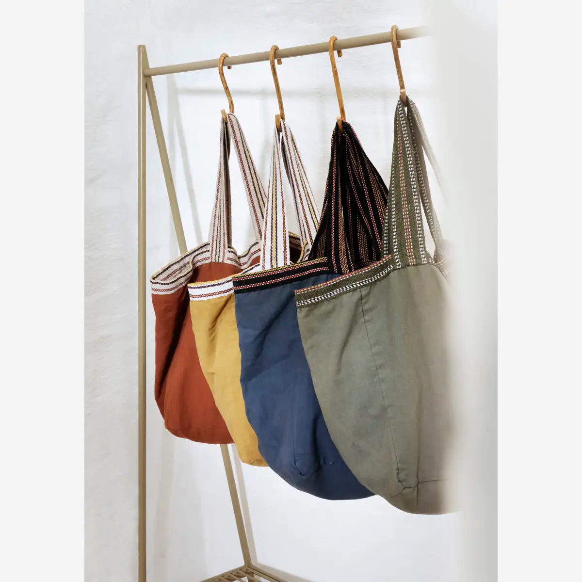 COTTON TOTE BAG | DUSTY GREEN | MADAM STOLTZ