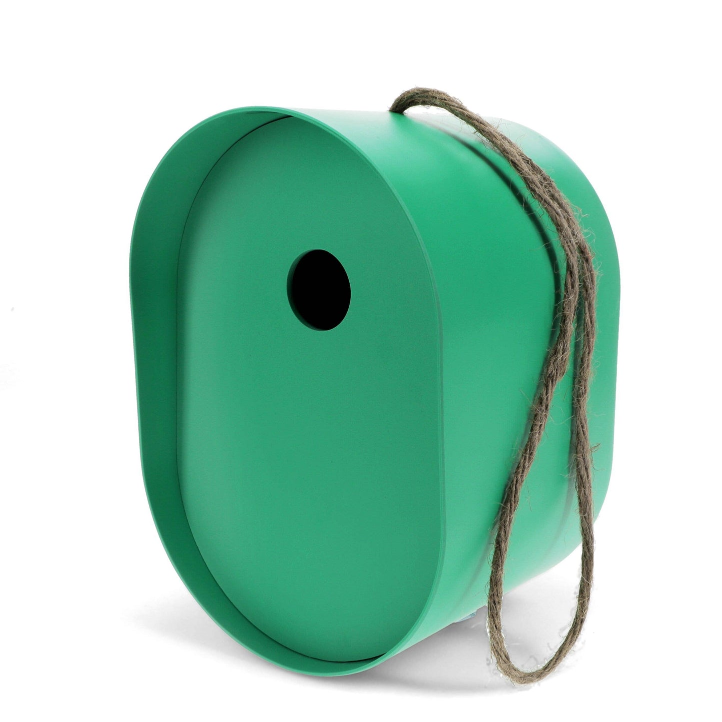 REX LONDON |OVAL BAMBOO BIRDHOUSE | GREEN