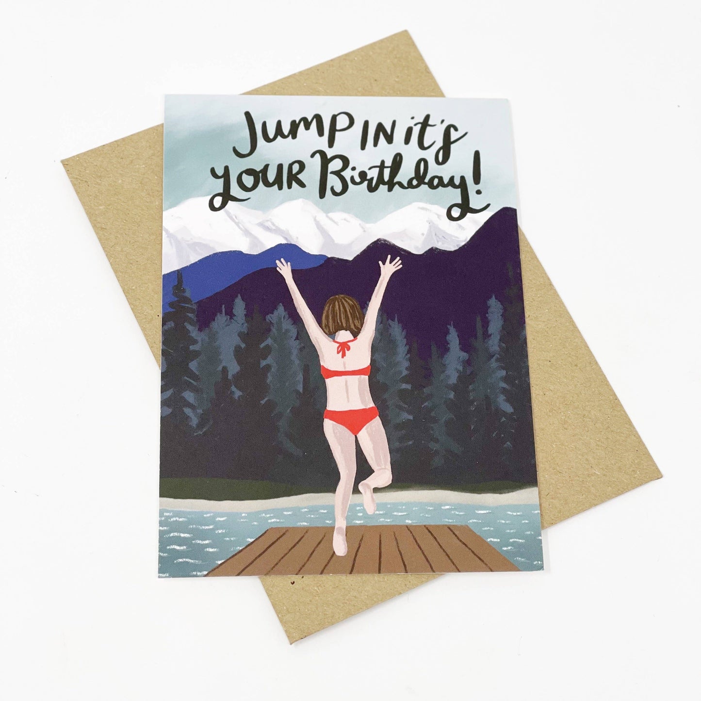 JUMP IN IT’S YOUR BIRTHDAY CARD | LOMOND PAPER CO
