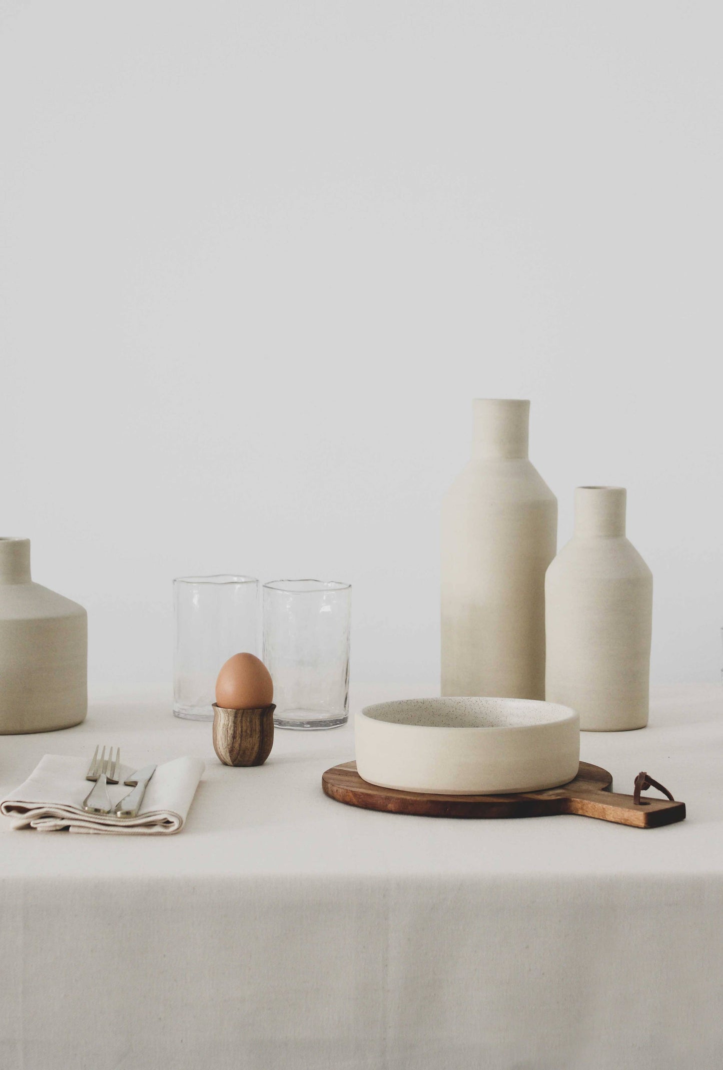 HANDMADE STONEWARE VASE | NATURAL | LARGE | O CACTUU