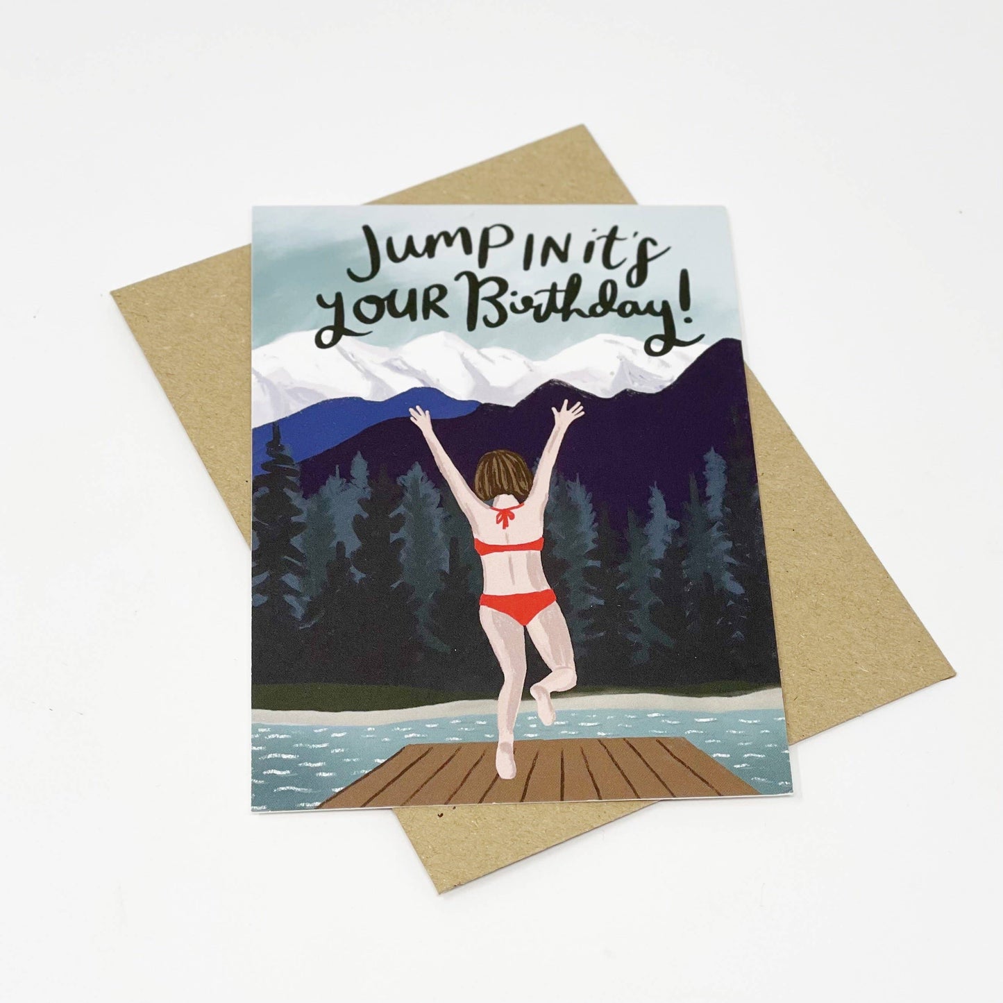 JUMP IN IT’S YOUR BIRTHDAY CARD | LOMOND PAPER CO