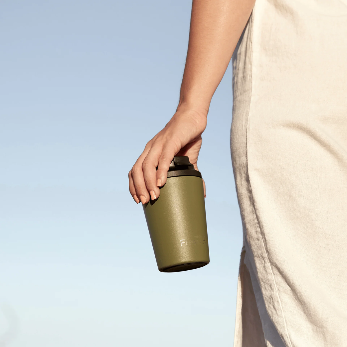 Made By Fressko - Khaki - Reusable Cup (Stainless Steel)