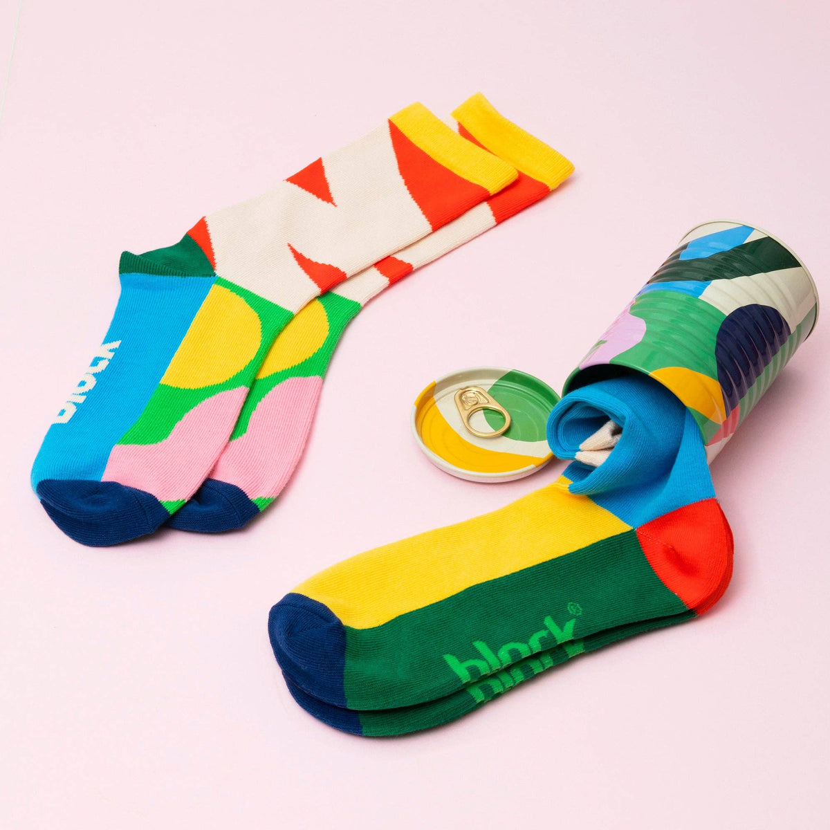 Block Design - Tinned Goods - Bamboo Socks - Edition 1