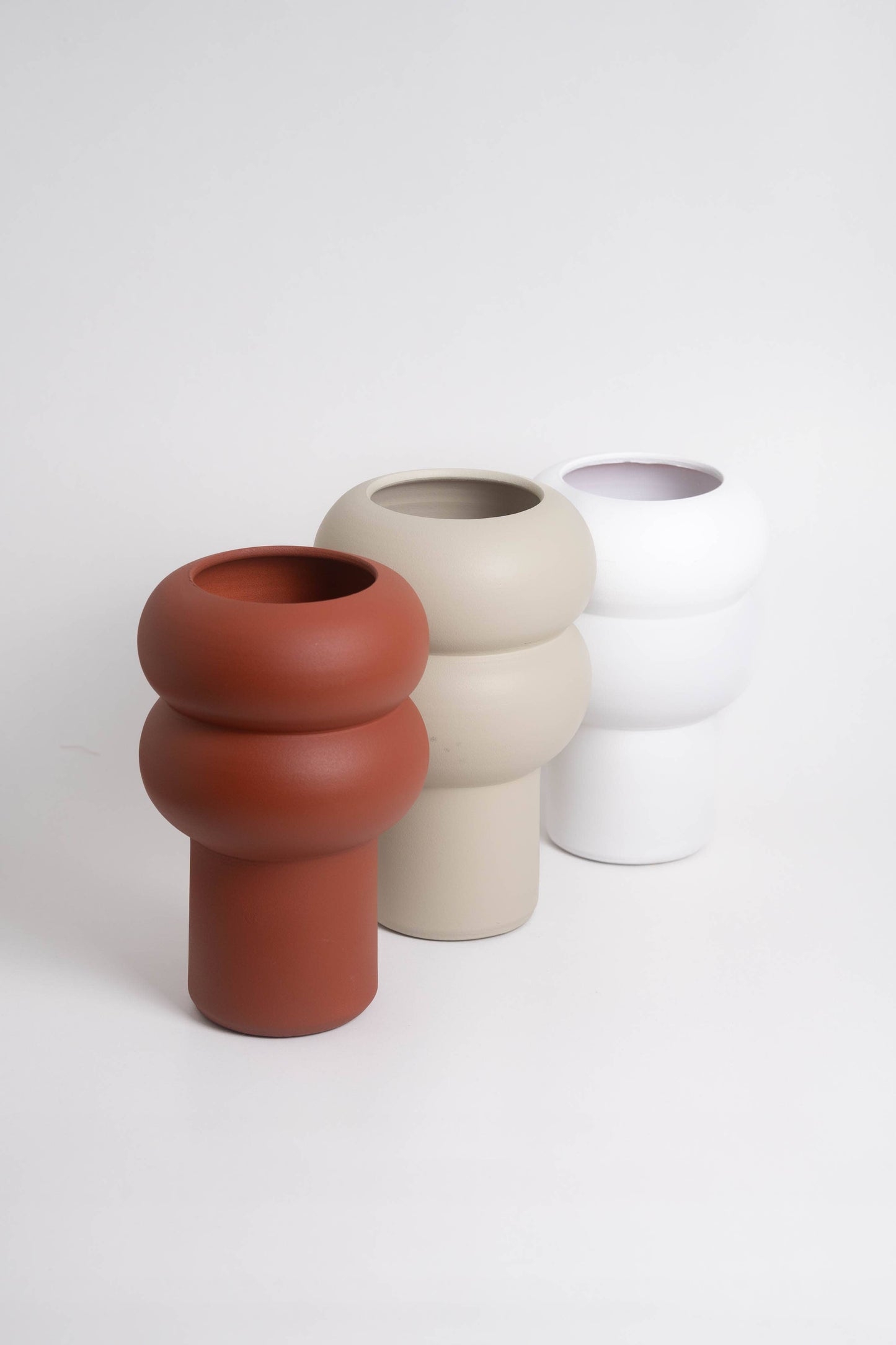 RIPPLE VASE | TERRACOTTA | LARGE | O CACTUU