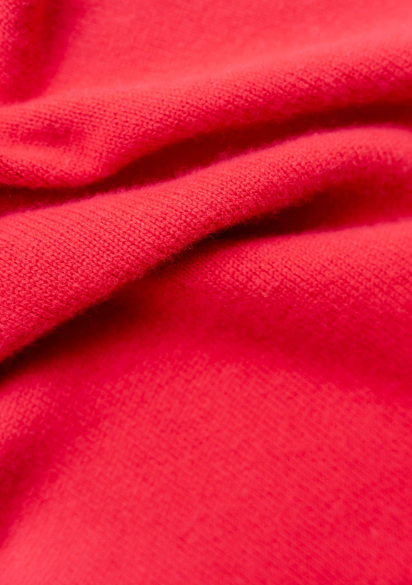 TBCo - Merino Triangle Scarf in Red