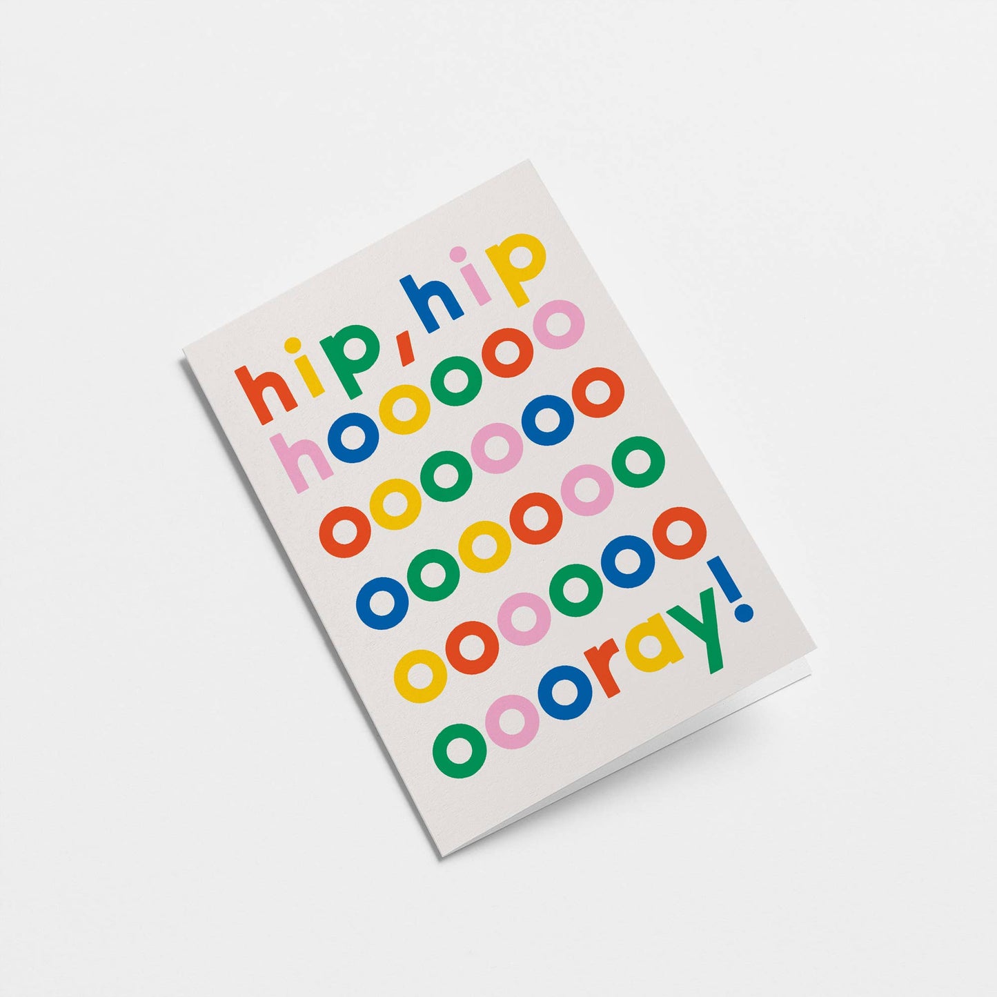 GRAPHIC FACTORY | GREETINGS CARD | HIP HIP HORRAY