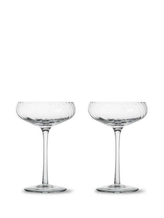 Sagaform AB - BYON Design Champagne Saucer Opacity 2Pcs/Set