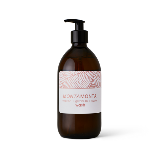 MONTAMONTA - Verbena + Geranium + Cedar Wash / 500ml