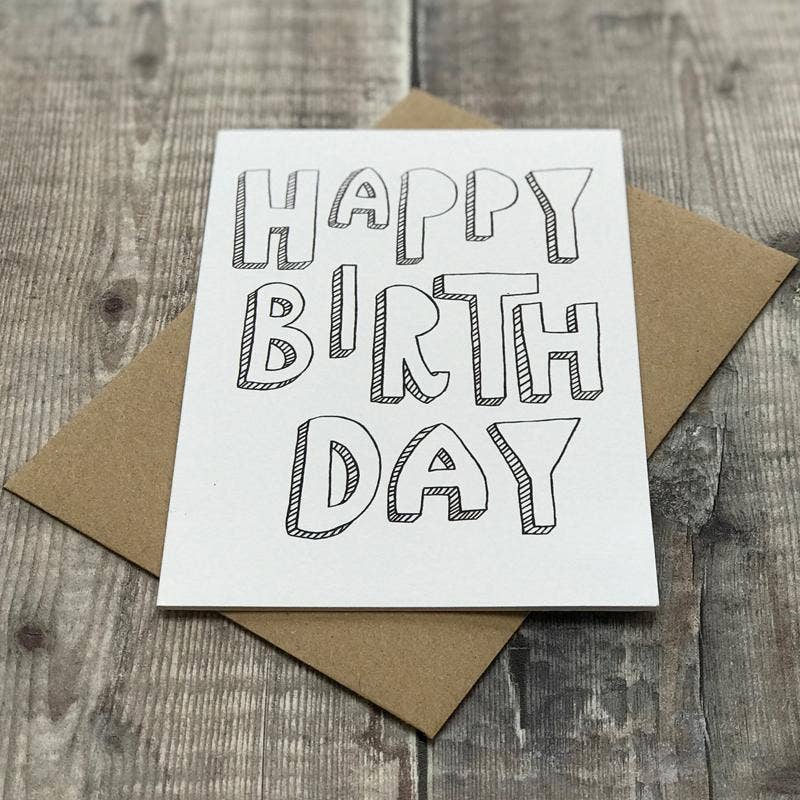HAPPY BIRTHDAY | PORTRAIT | LOMOND PAPER CO