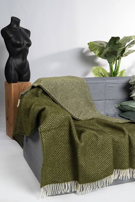 100% LAMBSWOOL THROW | VELVET | VARIOUS COLOURS | KLIPPAN YLLEFABRIK