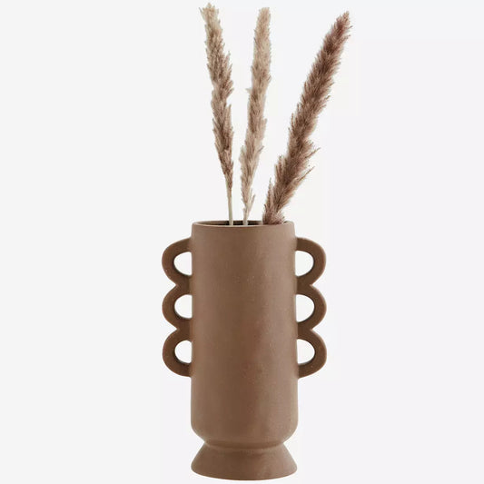 STONEWARE VASE | BROWN | MADAM STOLTZ