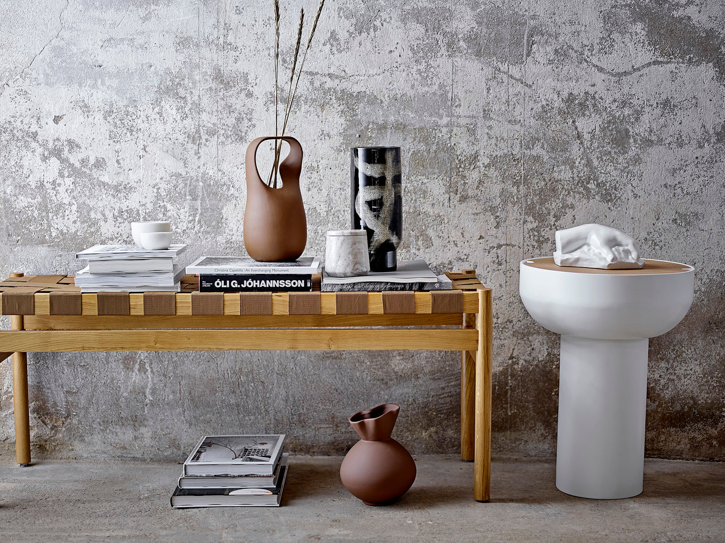 NICITA VASE | BROWN | STONEWARE |