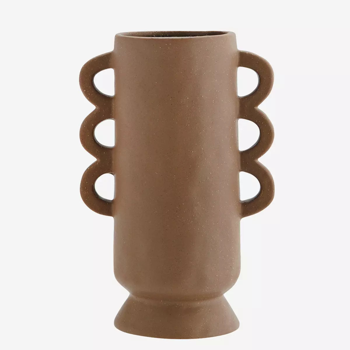 STONEWARE VASE | BROWN | MADAM STOLTZ