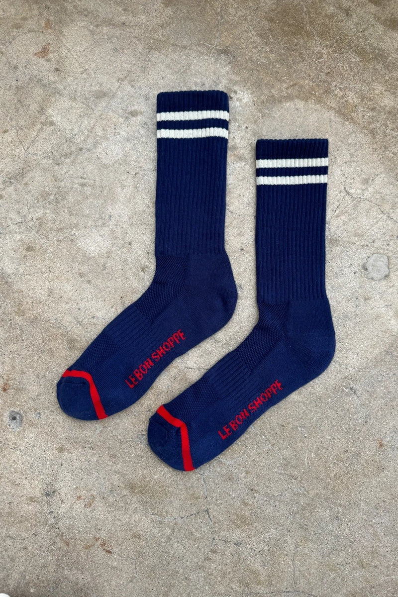 EXTENDED BOYFRIEND SOCKS | VARIOUS COLOURS | LE BON SHOPPE,