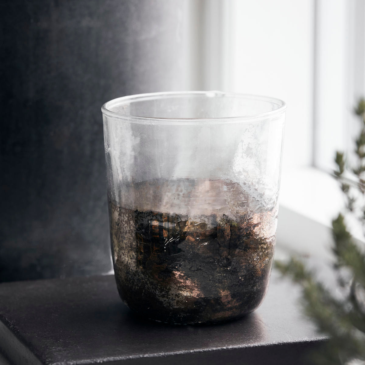 TEALIGHT HOLDER | GEM | CLEAR GREY | HOUSE DOCTOR