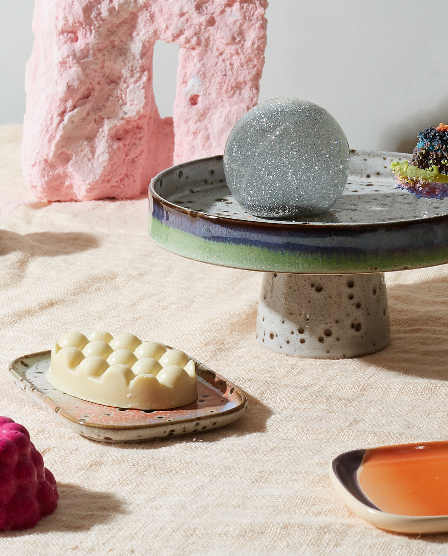 HKLIVING | 70s CERAMICS SMALL TRAY | SET OF 2 | ATLAS