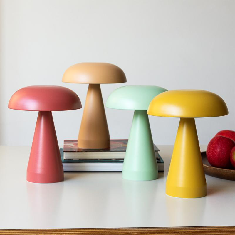 REX LONDON | TOUCH DIMMABLE MUSHROOM TABLE LAMP | VARIOUS COLOURS