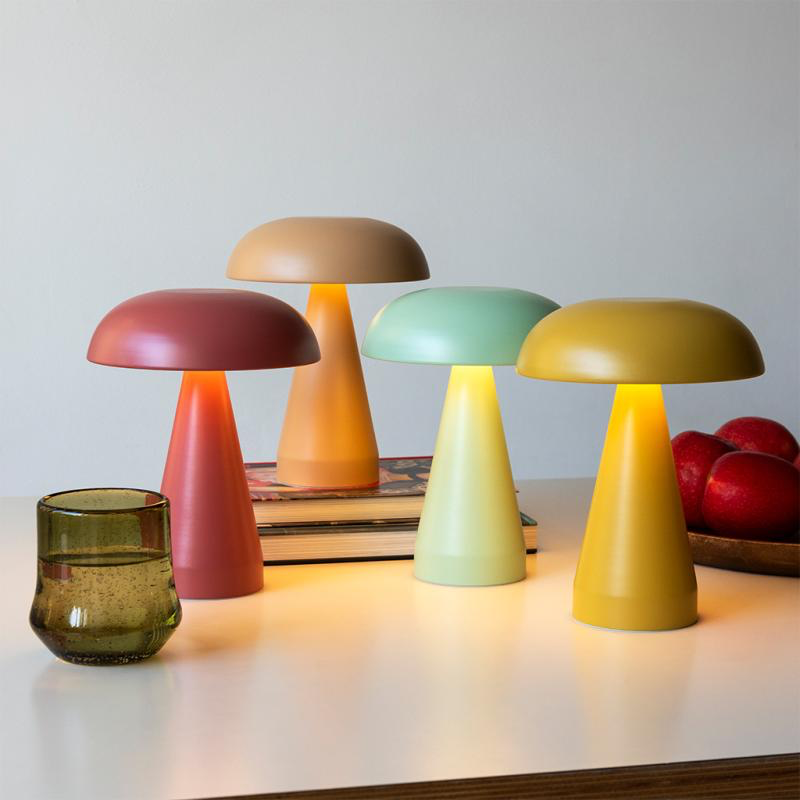 REX LONDON | TOUCH DIMMABLE MUSHROOM TABLE LAMP | VARIOUS COLOURS
